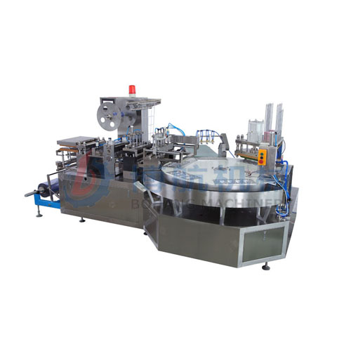 BH-350 Turntable Fully Automatic Paper Plastic Packaging Machine